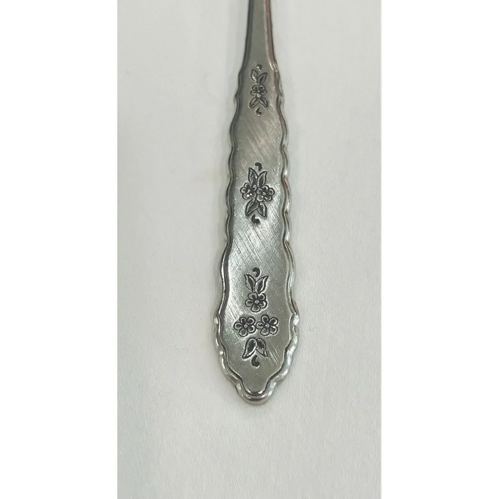 Oneida Pie Server FLORAL BOUQUET Stainless Distinction Silverware Flatware‎